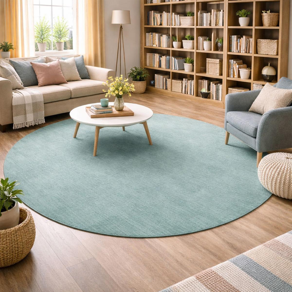 Tapis salon et chambre fait main motif uni DUDU