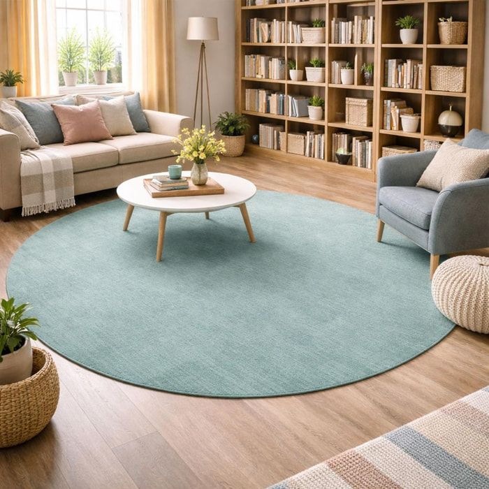 Tapis salon et chambre fait main motif uni DUDU