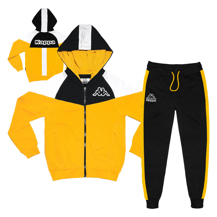 Tuta Ragazzo KAPPA 8 / 16 Anni Cotone Felpato