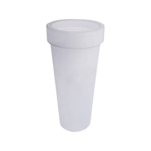 Pot lumineux LED "Rosa 2" - Eclairage jardin - 47 x 47 x 95 cm