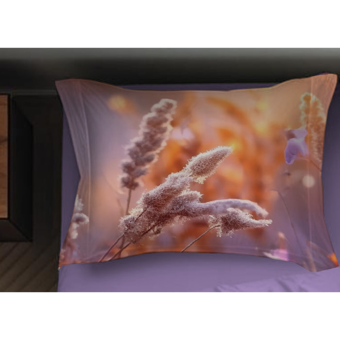 Copripiumino Stampa Digitale Disegno Spiga Misura Letto Matrimoniale