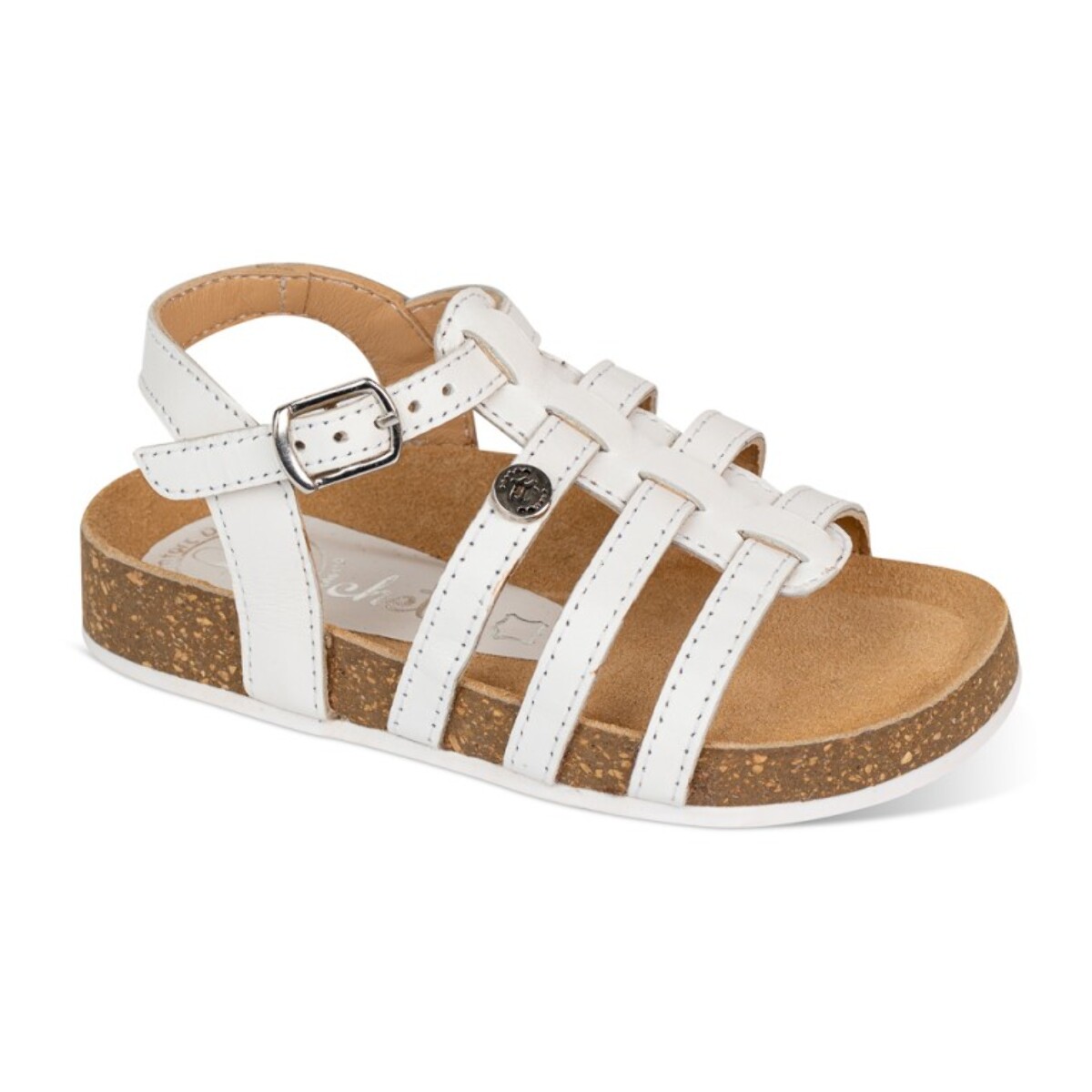 Sandalia Bios Piel  Cabra. Hebilla