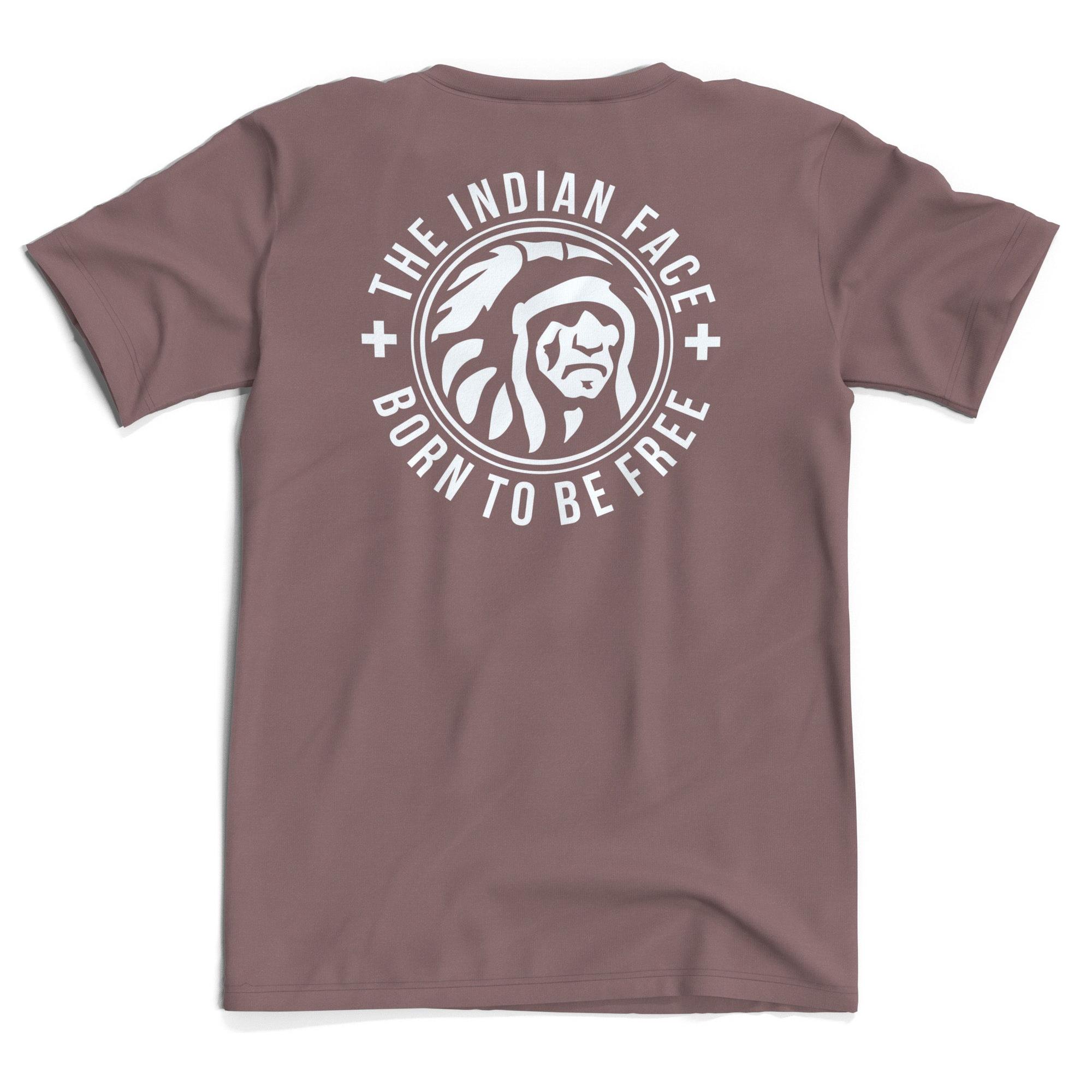 Camisetas para hombre, mujer y niño The Indian Face Iconic Marron