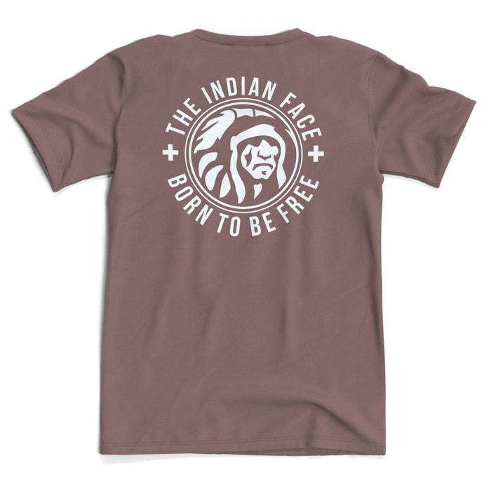 Camisetas para hombre, mujer y niño The Indian Face Iconic Marron