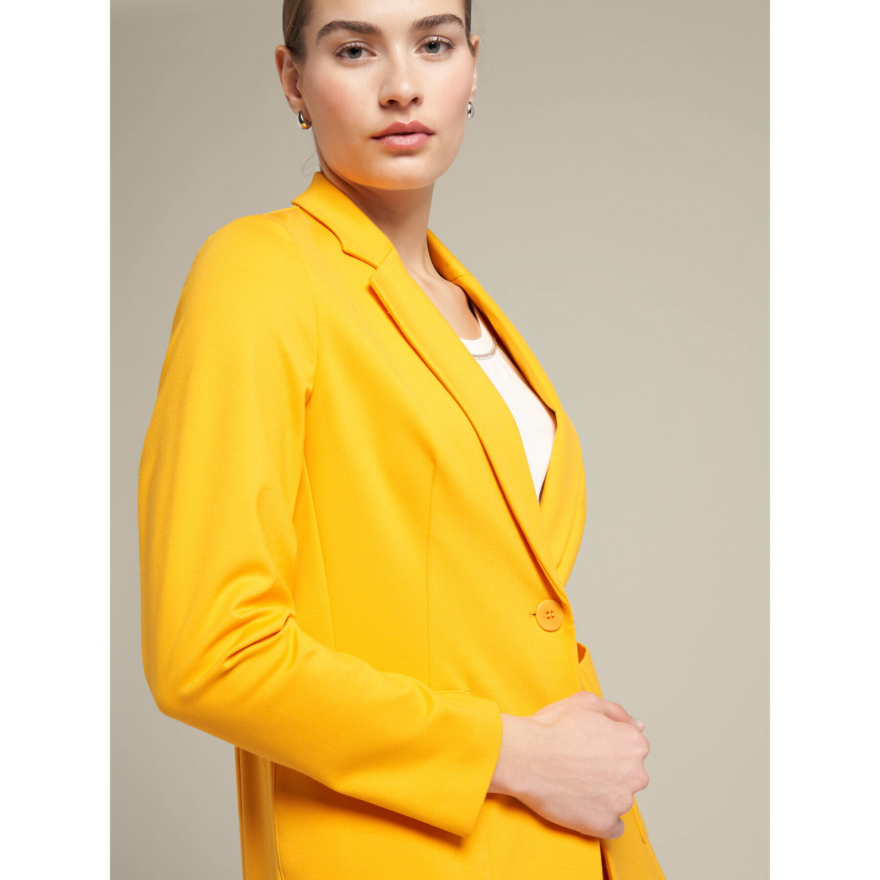 Elena Mirò - Chaqueta de punto milano - Amarillo
