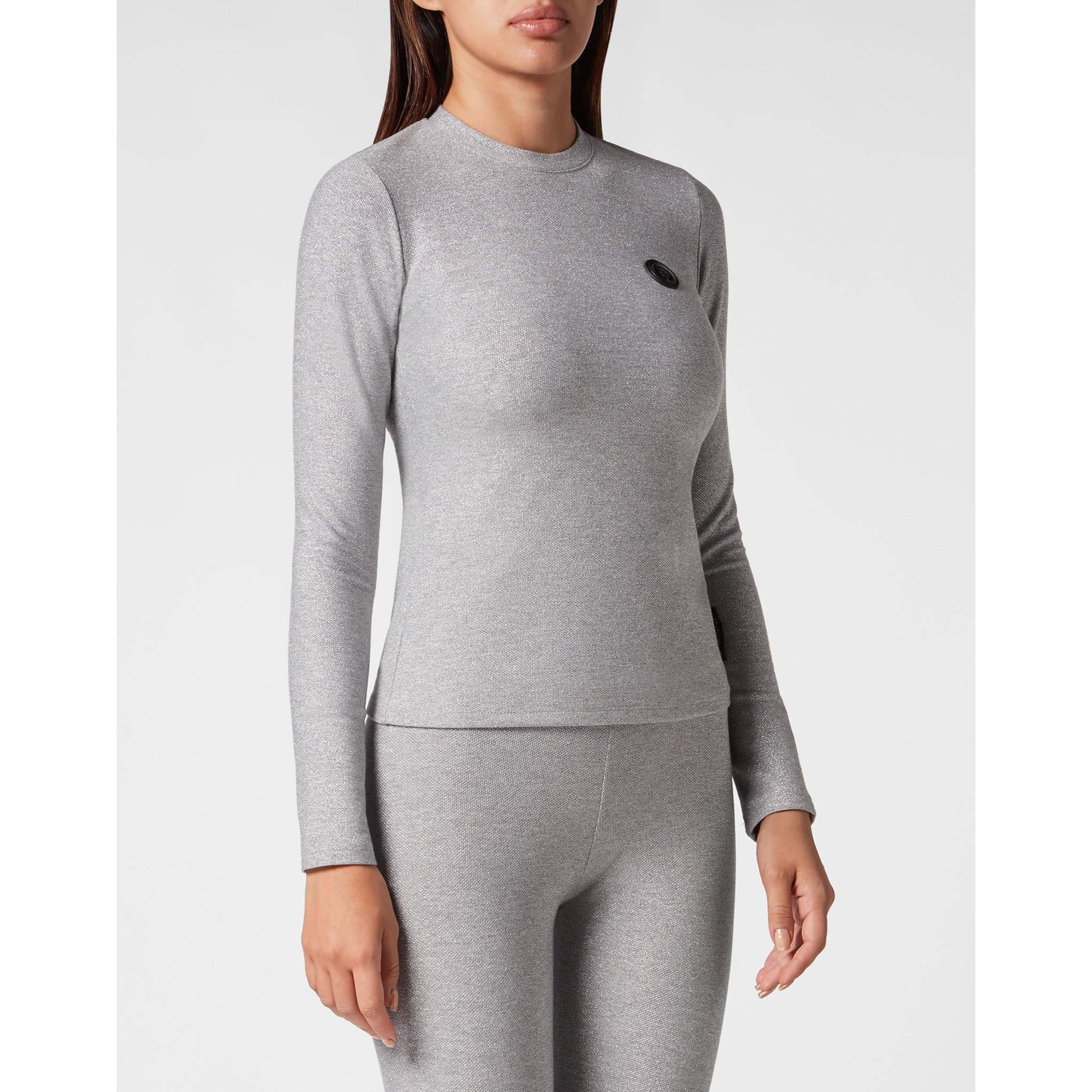 PLEIN SPORT Camiseta Cuello Redondo GLITTER