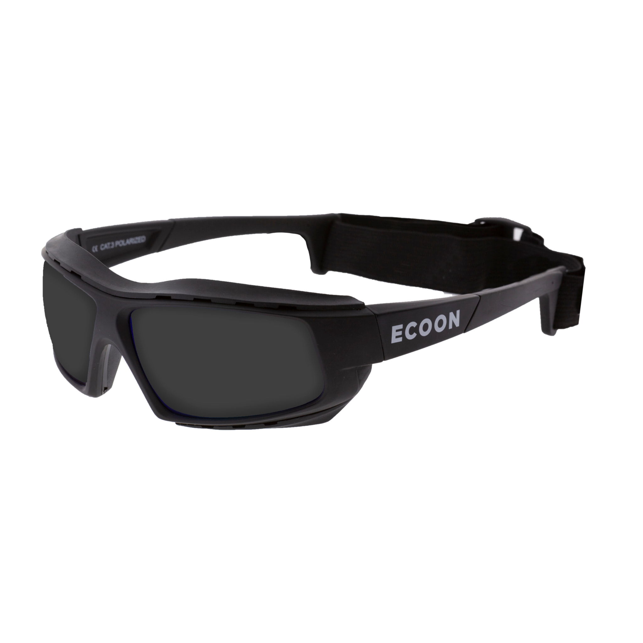 Gafas de sol de montaña ECOON modelo EIGER en color Negro mate con lente ahumada