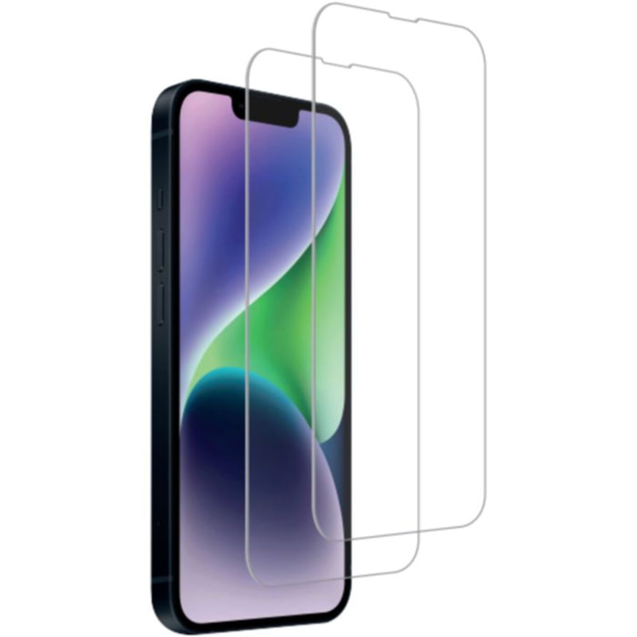 Protège écran ESSENTIELB iPhone 13/13Pro/14/16e verre trempé