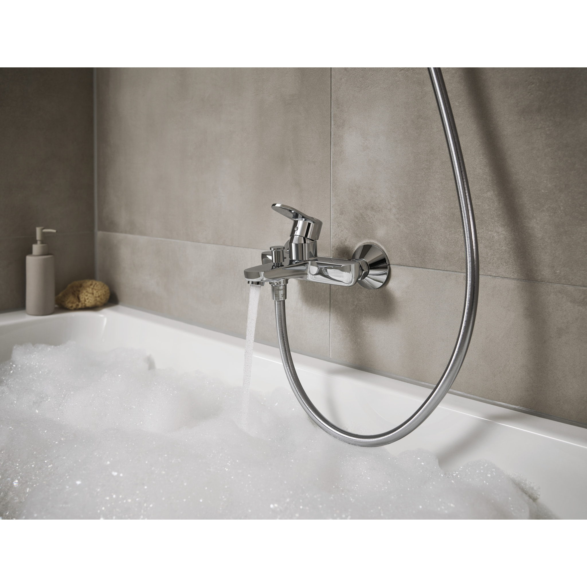 Mitigeur bain douche mural Vernis Blend chromé
