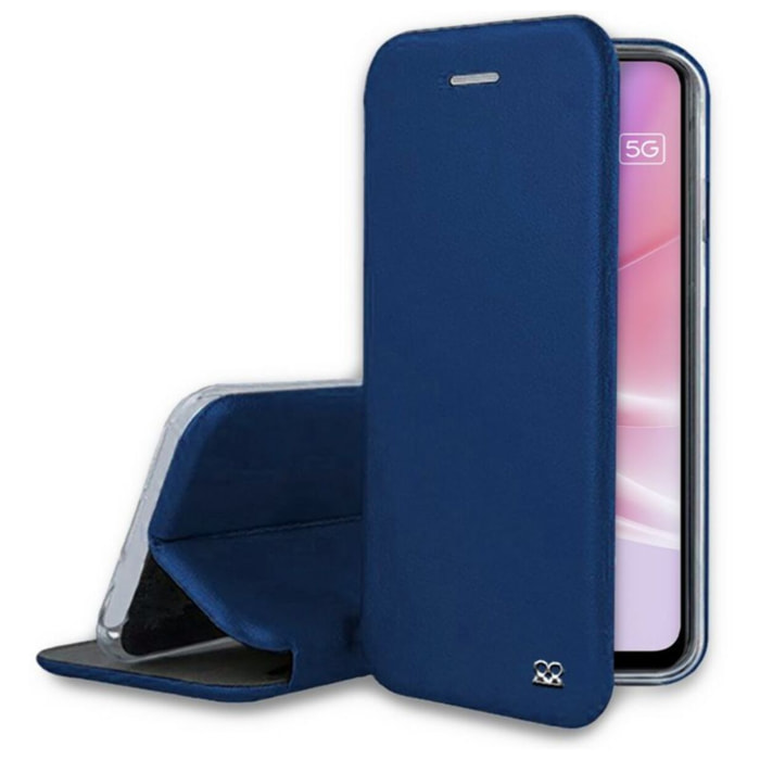 Etui IBROZ Oppo A77 5G Cuir bleu