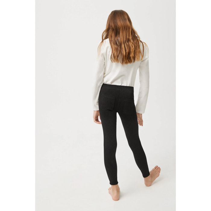 Leggings neri basico per ragazze