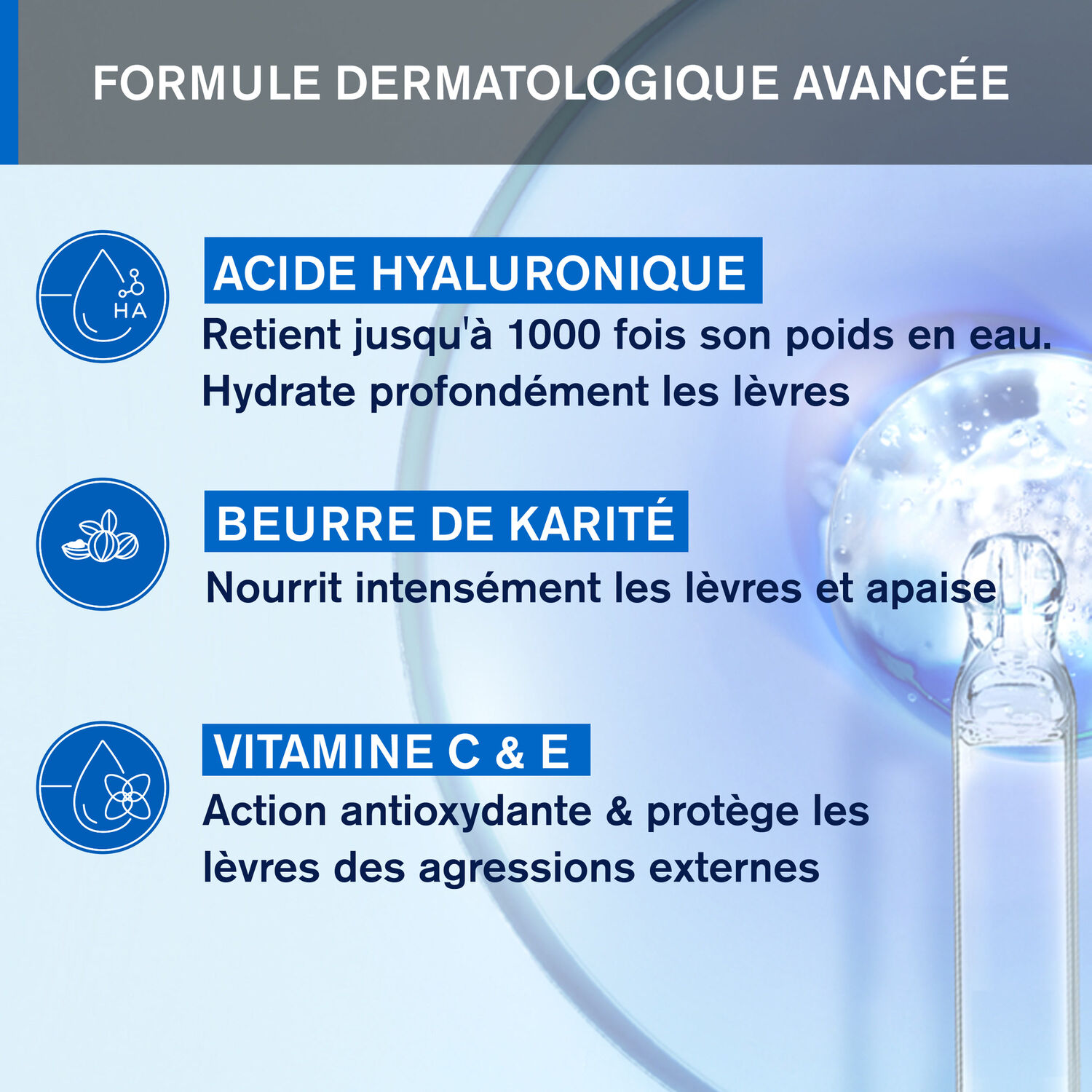 Xémose - Stick Lèvres Hydratant - Soin Hydratant Sans Parfum 4 g