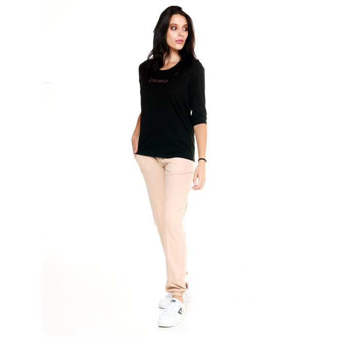 Camiseta mujer Leone 1947 Apparel manga 3/4 boxeo invierno