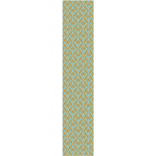 Papier peint intissé pré-encollé - SCANDINAVE ART DÉCO AQUAMARINE - 1 rouleau