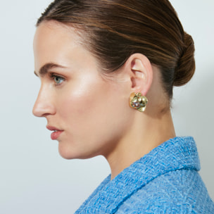 Pendientes Dilom acabado oro amarillo 18k