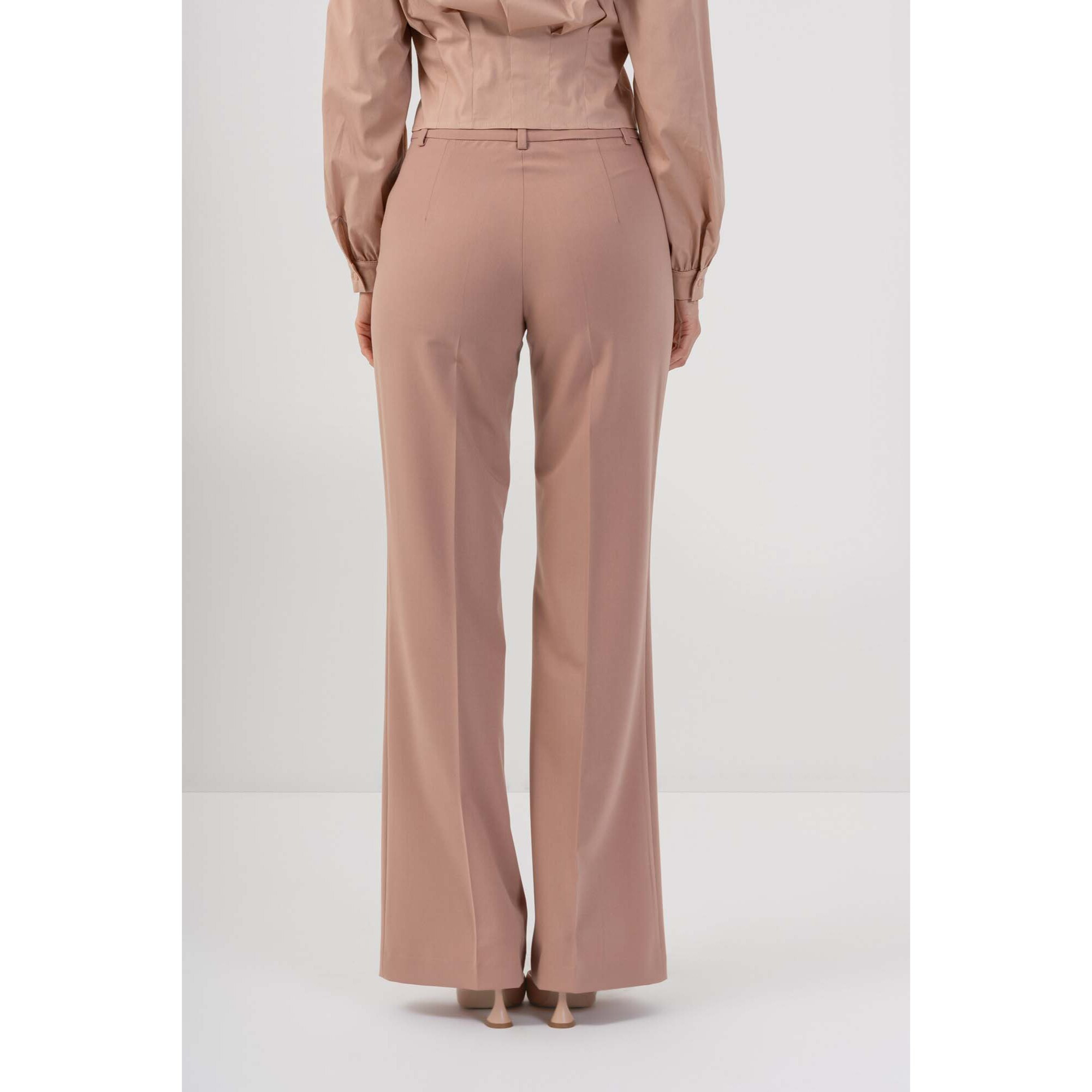Kocca - Pantaloni a zampa eleganti Donna, Tinta unita
