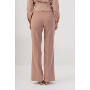 Kocca - Pantaloni a zampa eleganti Donna, Tinta unita