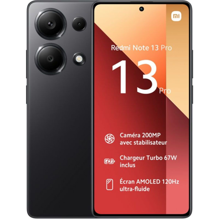 Smartphone XIAOMI Redmi Note 13 Pro 512Go Noir 4G