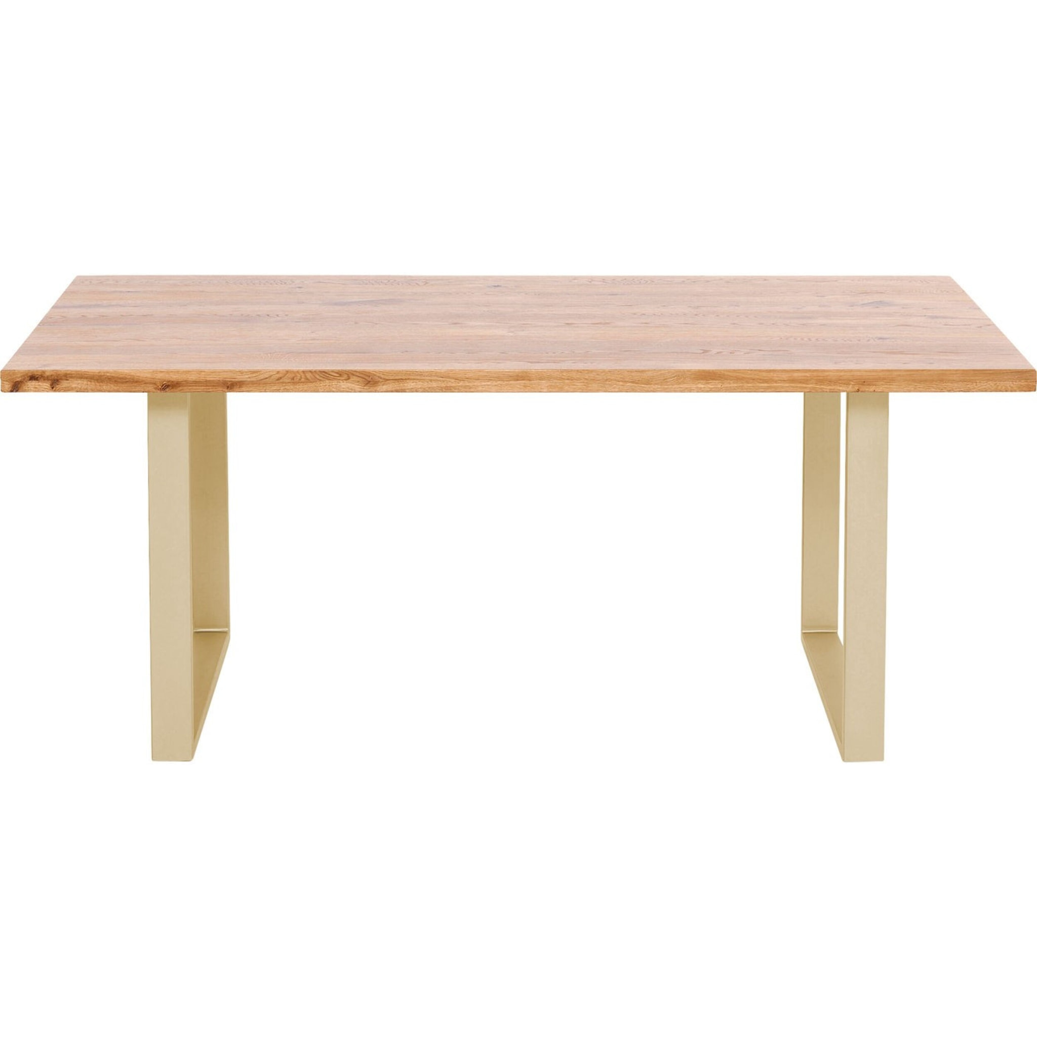 Table Jackie 160x80cm chêne laiton Kare Design
