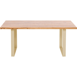 Table Jackie 160x80cm chêne laiton Kare Design