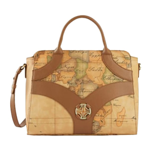 Alviero Martini 1a Classe Borsa a Mano Donna Geo - Tabacco