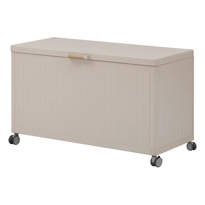 Coffre de rangement "Edenio" argile S 130 x 60,4 x 78cm en aluminium