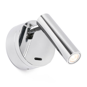 BOC Lampe applique lecteur chrome