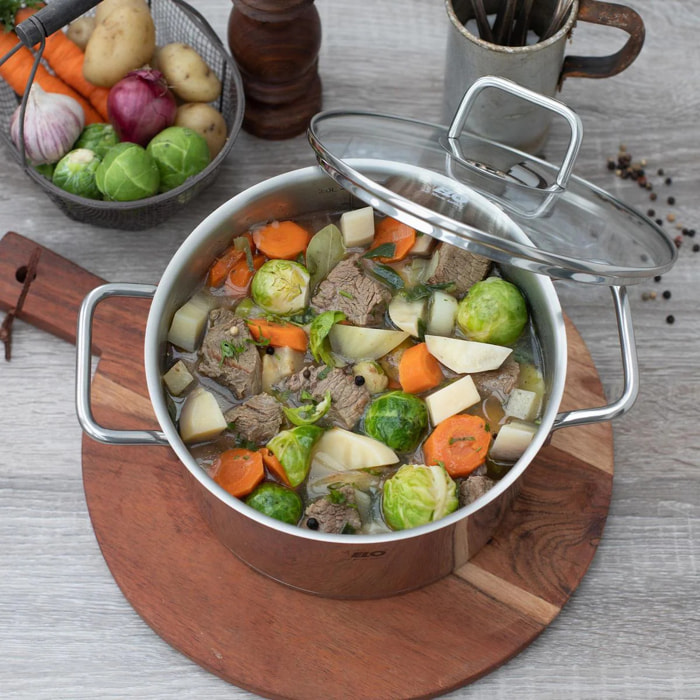 Set de 3 faitouts en inox 16 cm 20 cm et 26 cm Elo Citrin