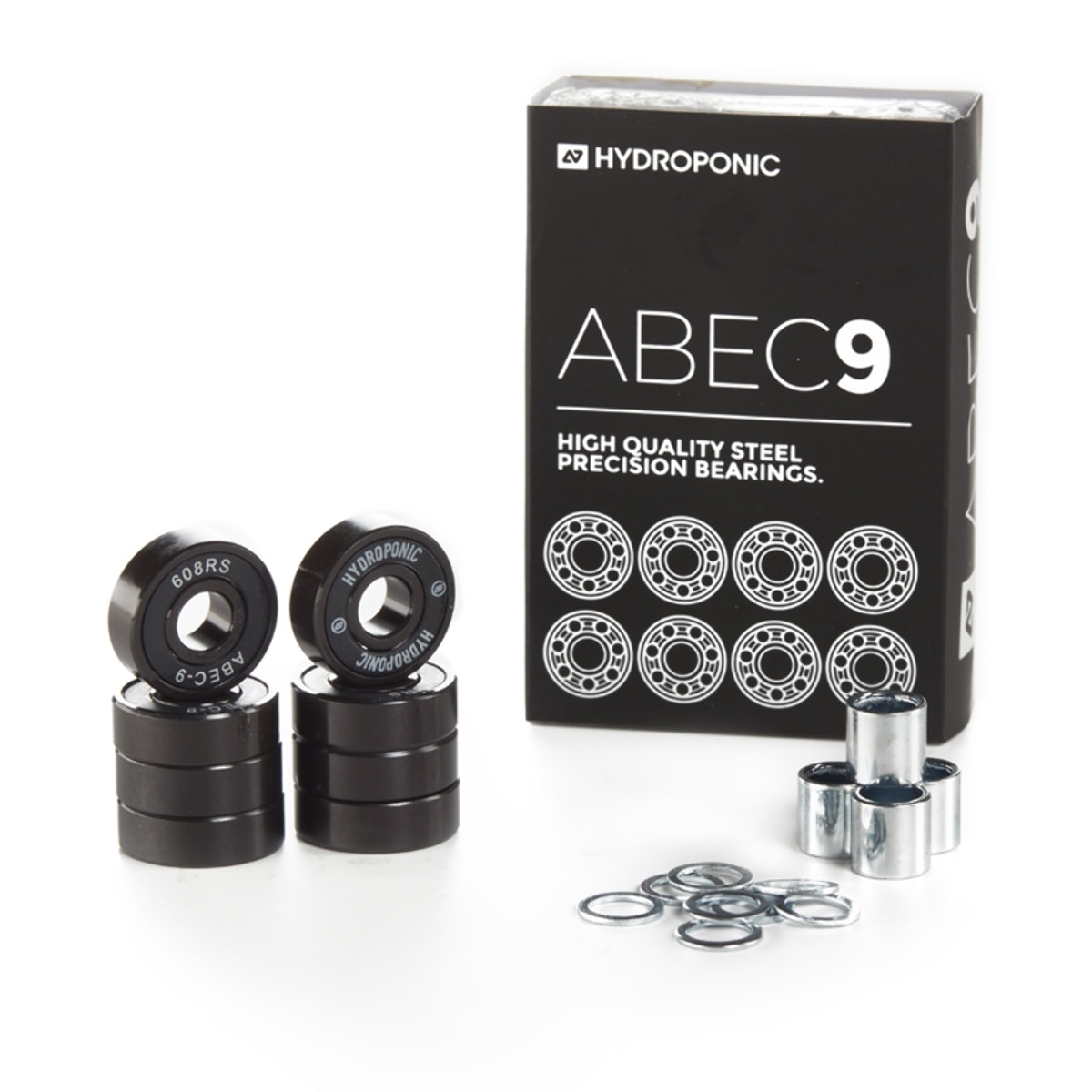 Rodamientos de skate Hydroponic HY BEARING ABEC 9-BLACK