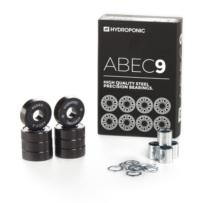Rodamientos de skate Hydroponic HY BEARING ABEC 9-BLACK