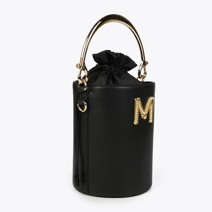 Borsa a secchiello manico in metallo