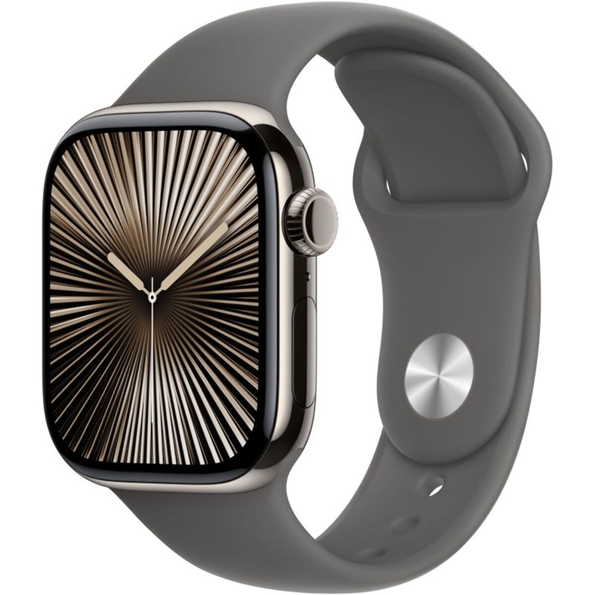 Montre connectée APPLE WATCH Serie 10 46mm Titane Naturel M/L Cell