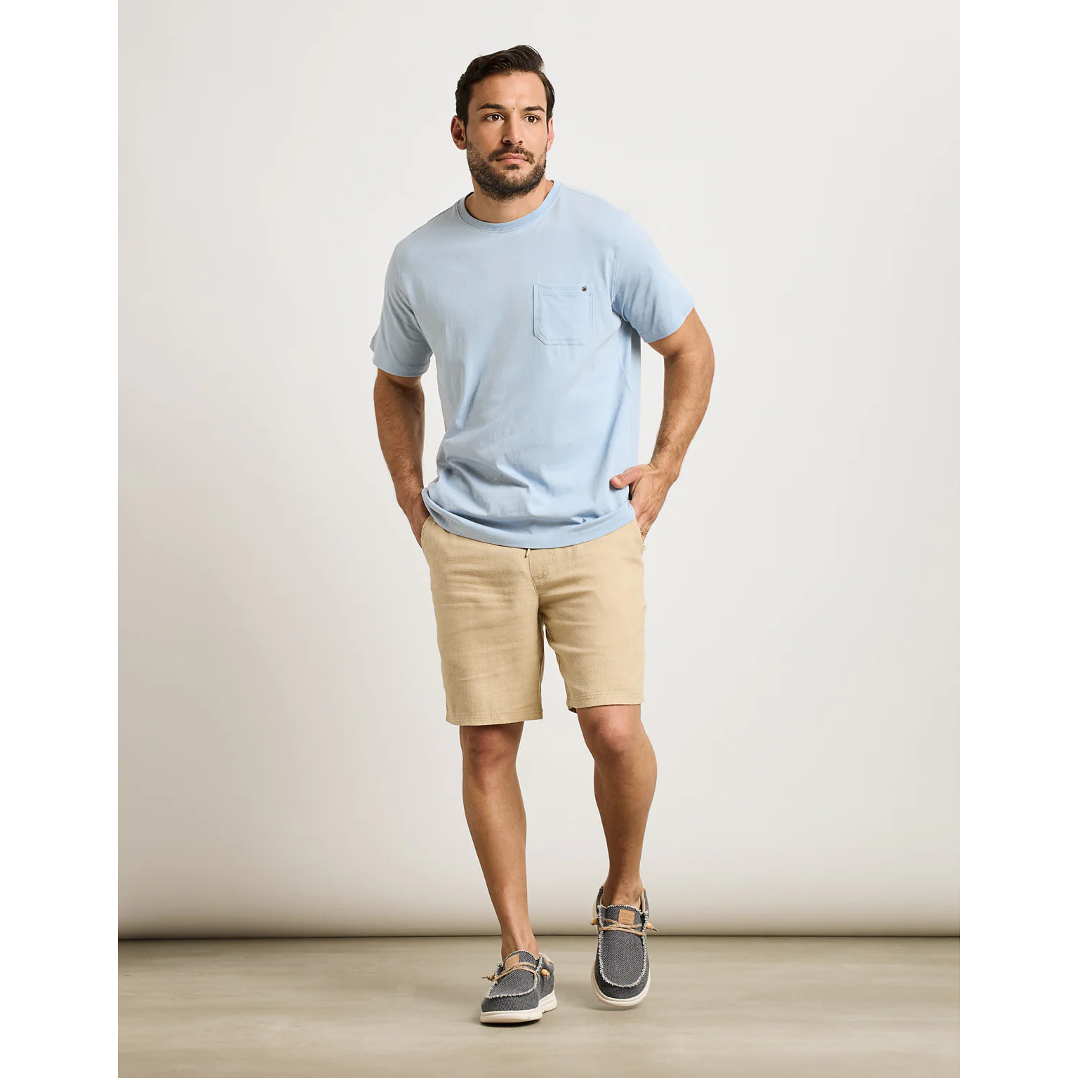 Camiseta Manga Corta Azul Celeste - Astro