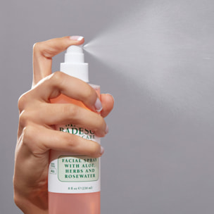 Facial Spray with Aloe, Herbs & Rosewater - Spray visage à l'aloe vera, plantes aromatiques et eau de rose 59 ml