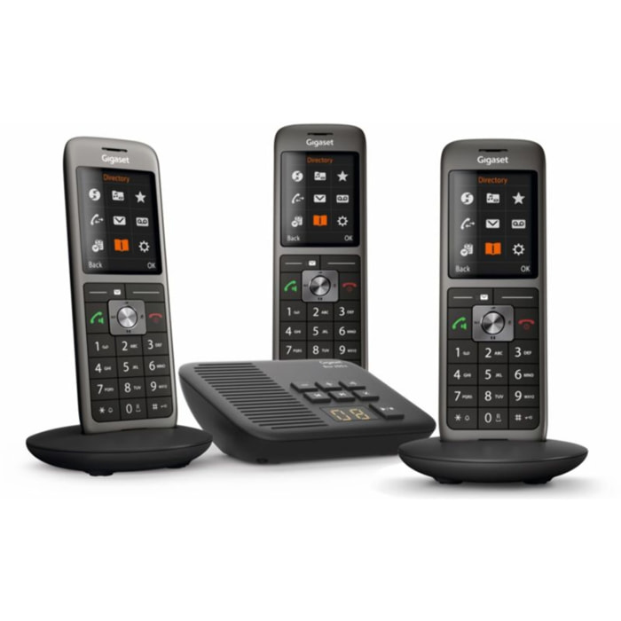 Téléphone sans fil GIGASET CL770A Trio Noir