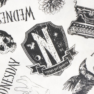 Bolsa shopping wednesday, unisex adulto, multicolor