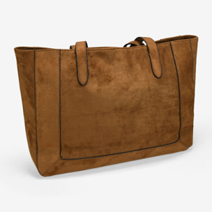 Bolso de hombro cuero con tachuelas