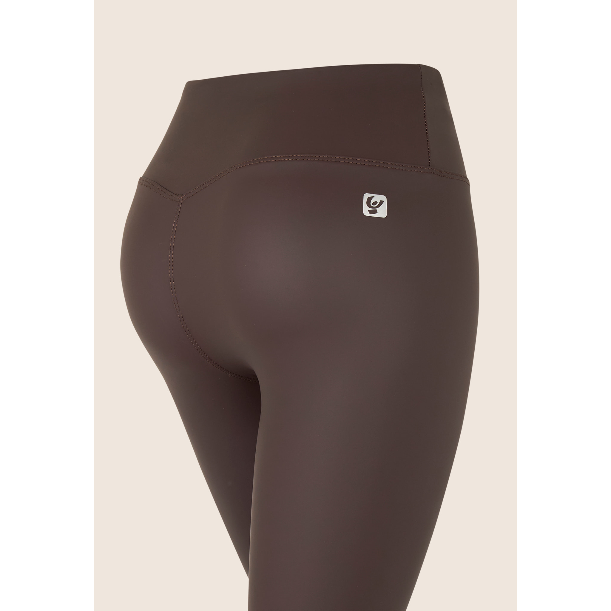 Leggings Vita Alta 7/8 in Tessuto Tecnico