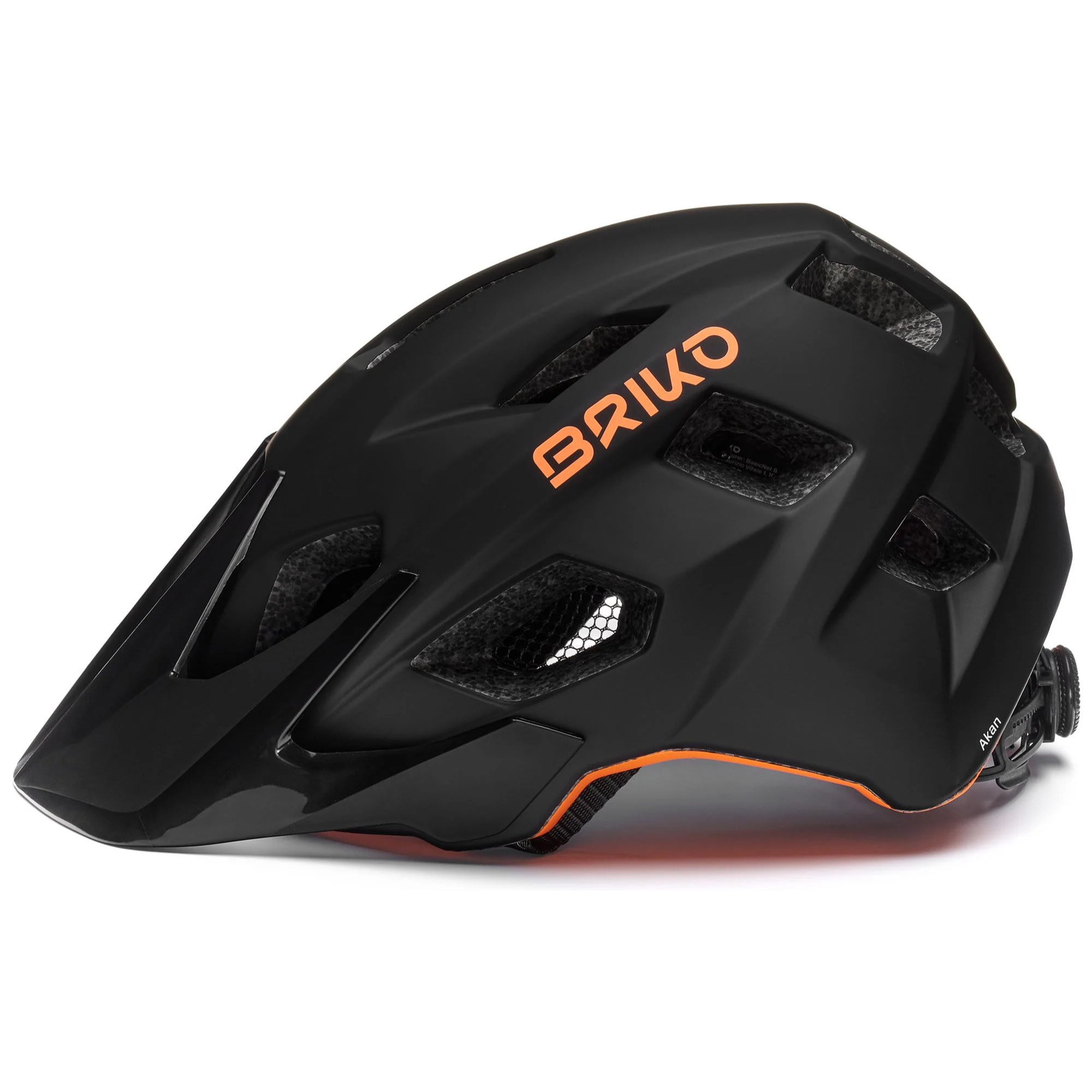 Caschi Briko Uomo Donna Nero AKAN