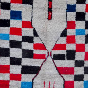 Authentique tapis berbère fait main en laine FURO