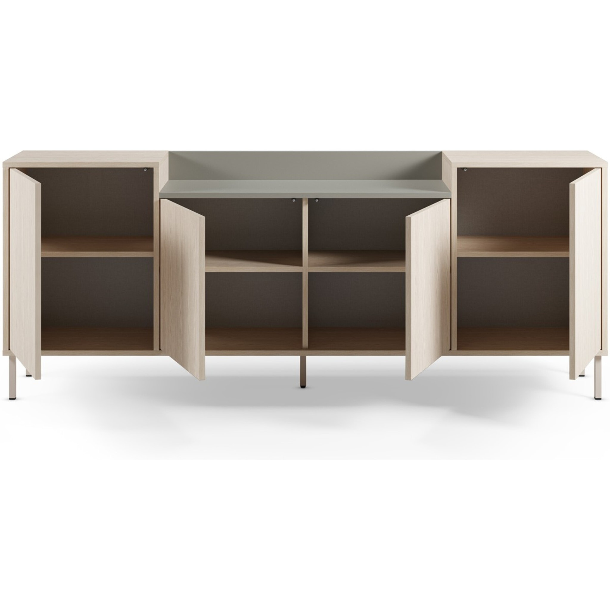 Buffet 4 portes bicolore - AMOS