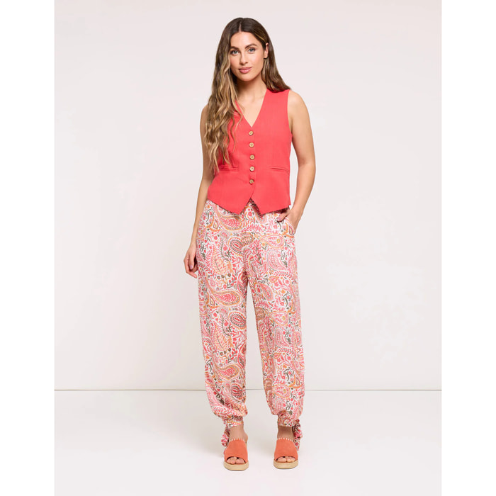 Top Chaleco Coral - Chai II