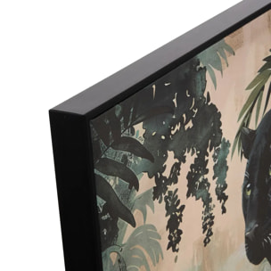 Toile imprimée encadrée Lacey vert 50x70cm