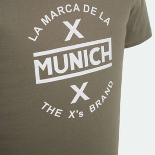 Camiseta MUNICH de algodón khaki
