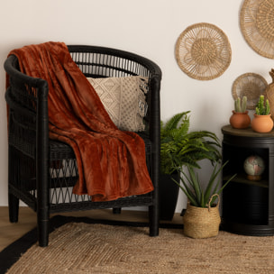 Plaid "Ollis" 125x150cm rose terracotta