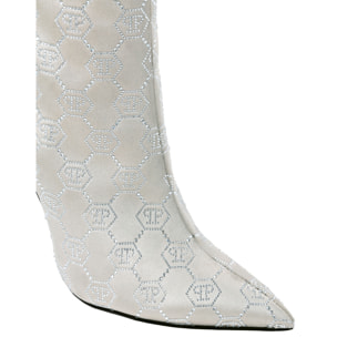 PHILIPP PLEIN Botas Tacón Medio MONOGRAM