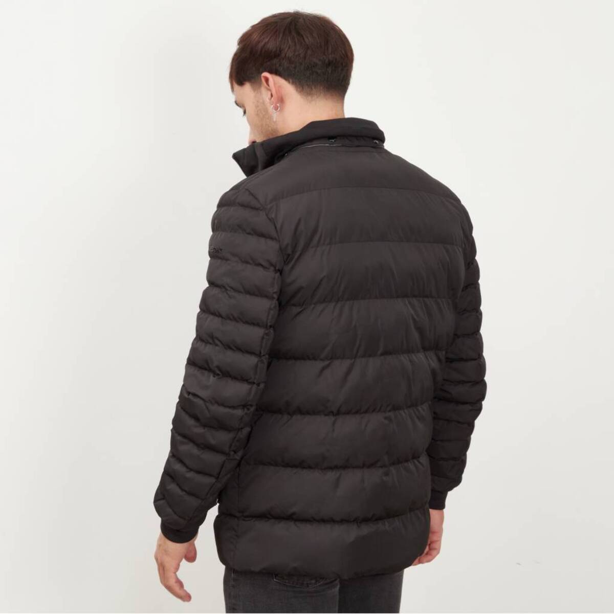 Abrigos Hombre de la marca GEOX  modelo M COLBYN SHORT JKT NEGRO