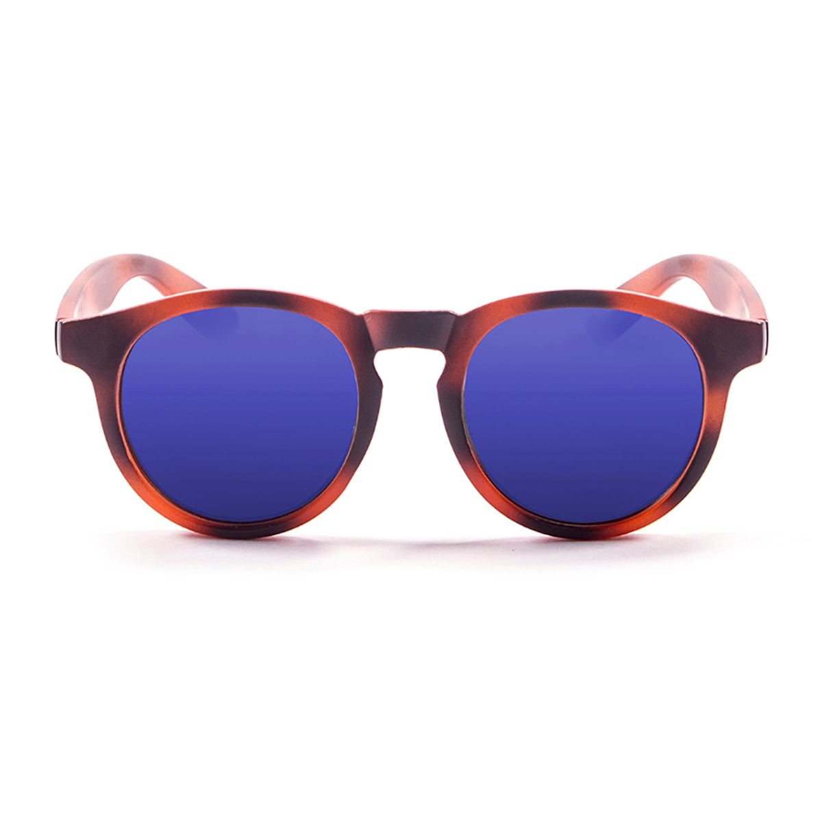 Gafas de sol PALO ALTO NEWPORT - Tiras verticales marrón / Revo azul cielo
