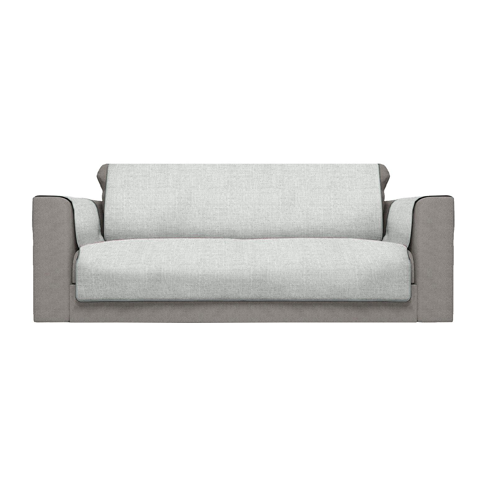 COPRIDIVANO ANTISCIVOLO COMFORT MADE IN ITALY - GRIGIO CHIARO