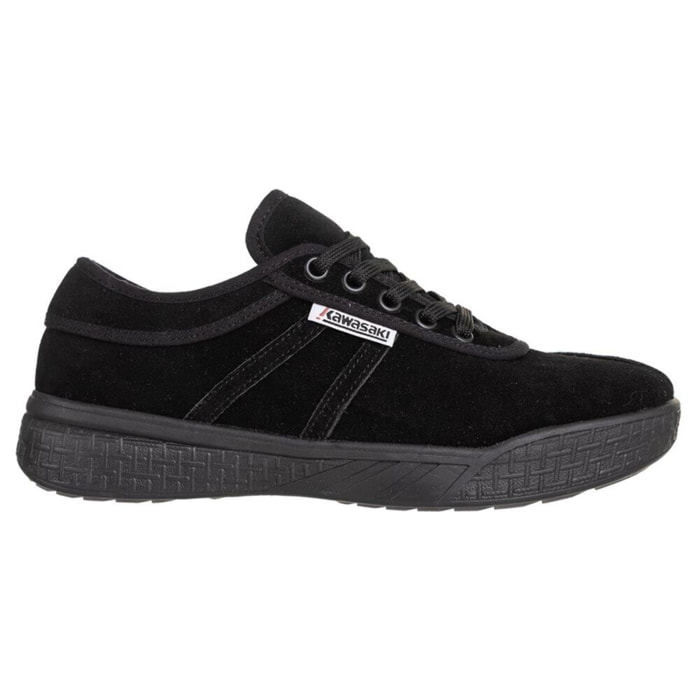 KAWASAKI Leap Suede Shoe K204414 1001S Black Solid